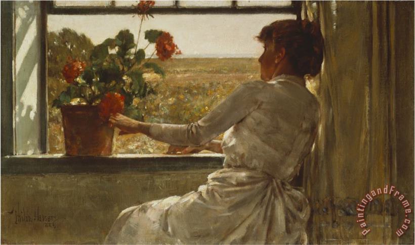 Childe Hassam Summer Evening 1886 Art Painting