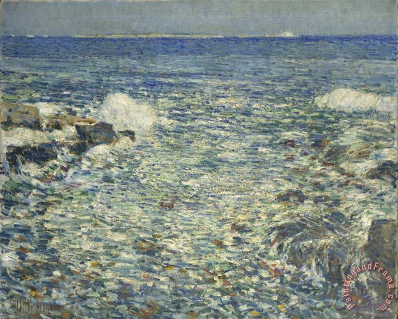 Surf, Isles of Shoals painting - Childe Hassam Surf, Isles of Shoals Art Print