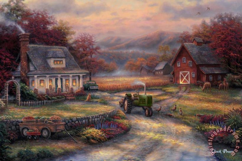 Chuck Pinson Afternoon Harvest Art Painting