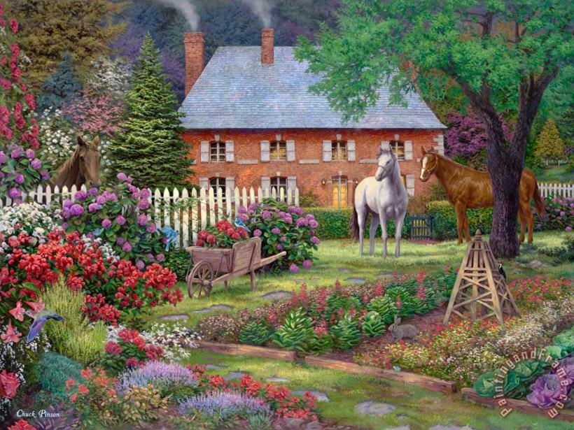 Chuck Pinson The Sweet Garden Art Painting