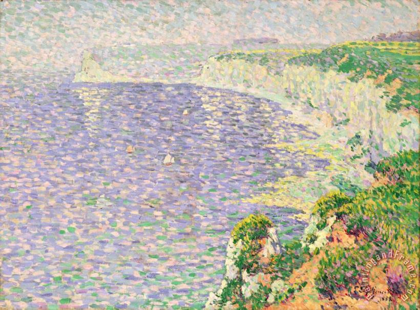 Claude Emile Schuffenecker A View of the Cliffs of Etretat Art Painting