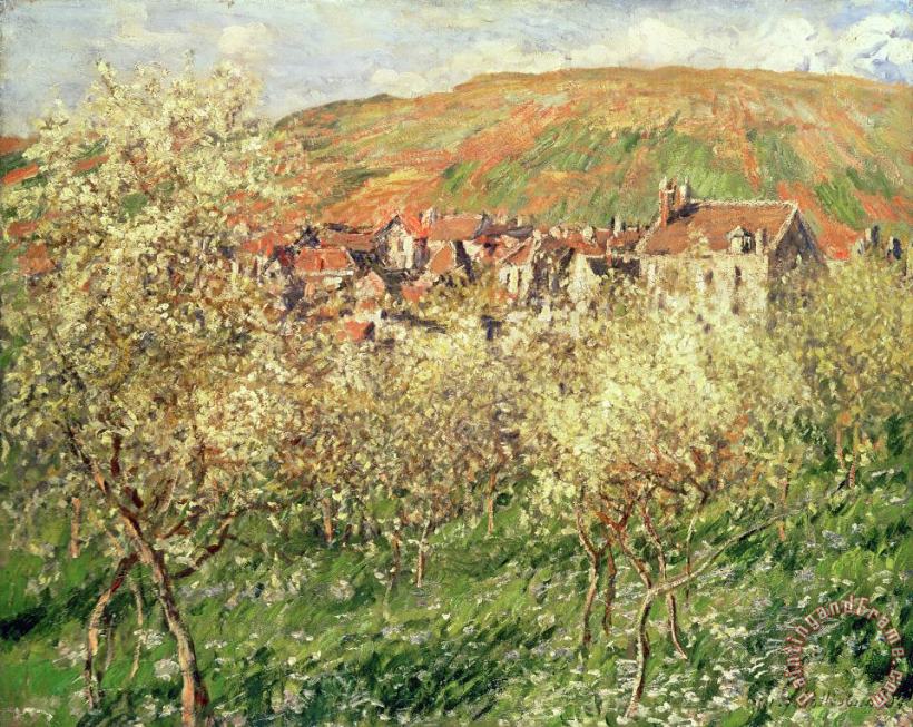 Apple Trees in Blossom painting - Claude Monet Apple Trees in Blossom Art Print