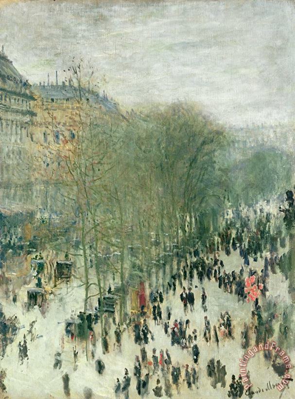 Claude Monet Boulevard des Capucines Art Print