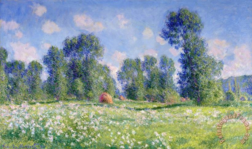 Effect of Spring at Giverny painting - Claude Monet Effect of Spring at Giverny Art Print Effect of Spring at Giverny painting - Claude Monet Effect of Spring at Giverny Art Print