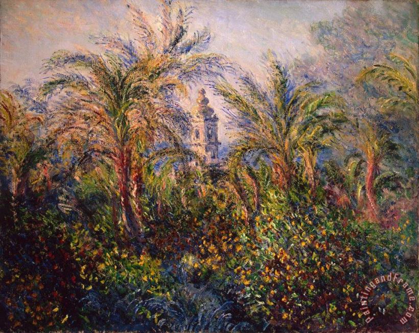 Claude Monet Garden in Bordighera Impression of Morning Art Painting