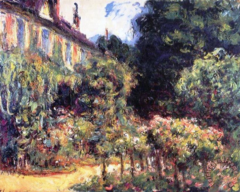 Giverny painting - Claude Monet Giverny Art Print