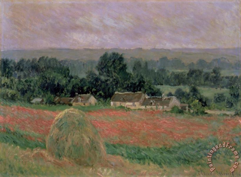 Claude Monet Haystack at Giverny Art Painting