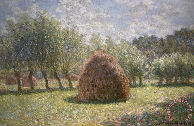 Claude Monet Haystacks at Giverny Art Print