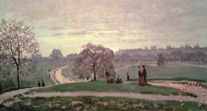 Claude Monet Hyde Park Art Painting