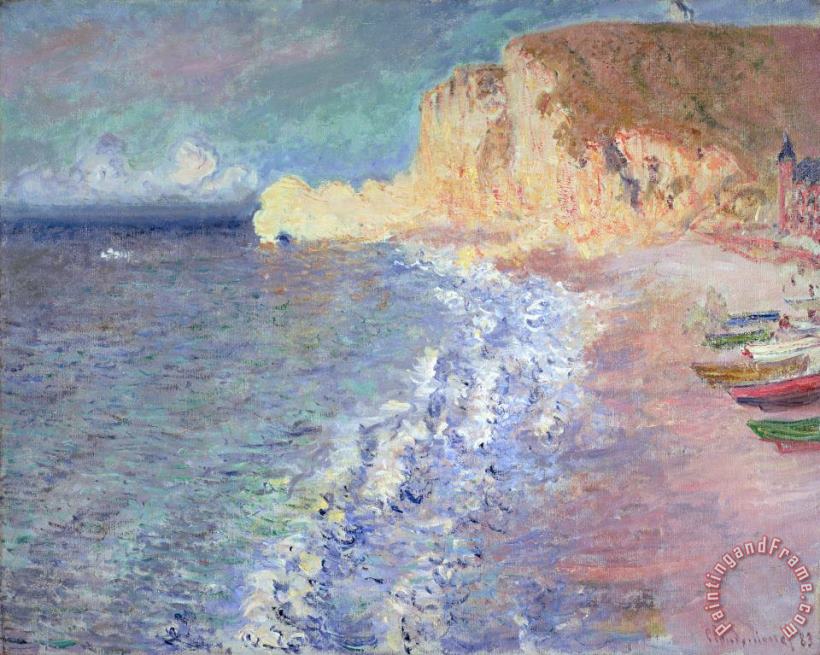 Claude Monet Morning at Etretat Art Print