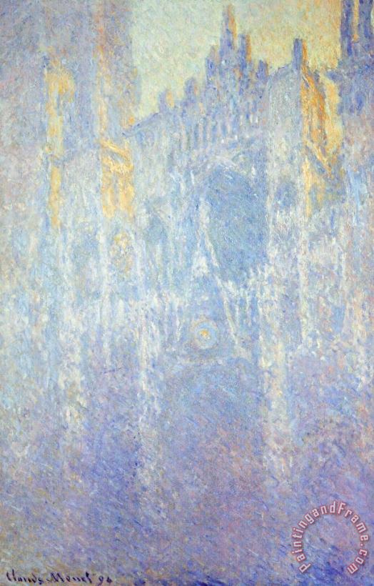 Claude Monet Rouen Cathedral Art Painting