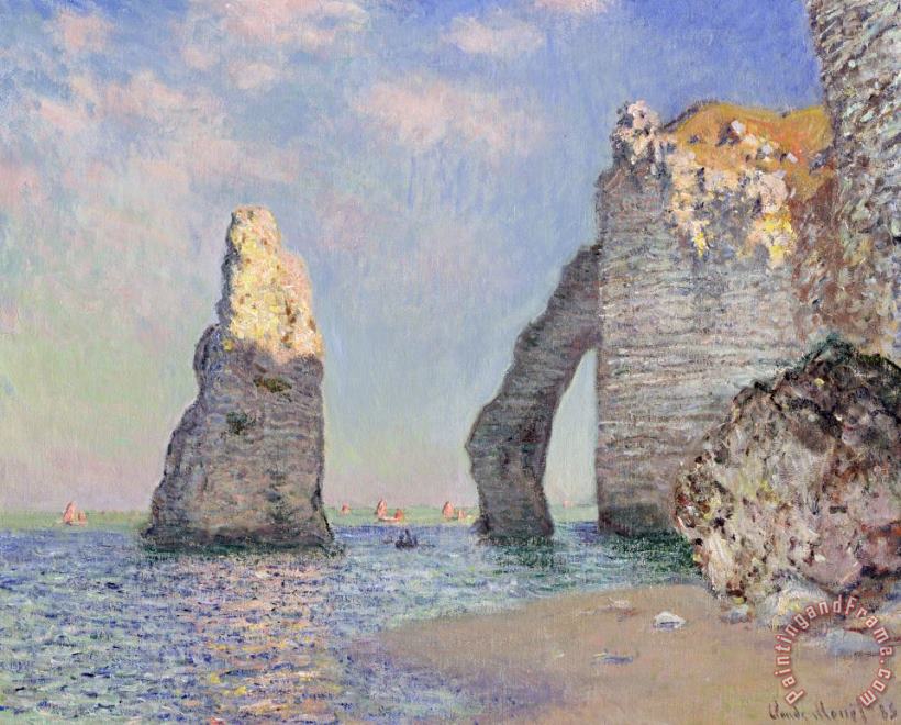 Claude Monet The Cliffs at Etretat Art Painting