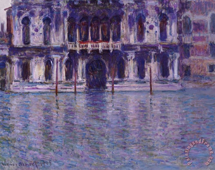 Claude Monet The Contarini Palace Art Painting
