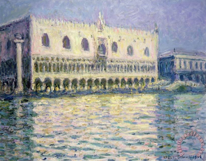 The Ducal Palace painting - Claude Monet The Ducal Palace Art Print