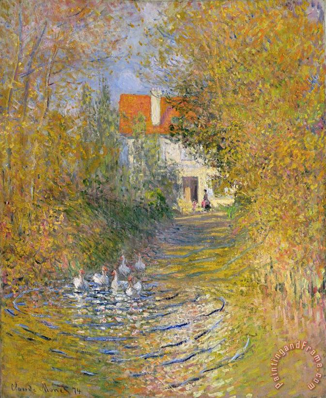 Claude Monet The Duck Pond Art Painting