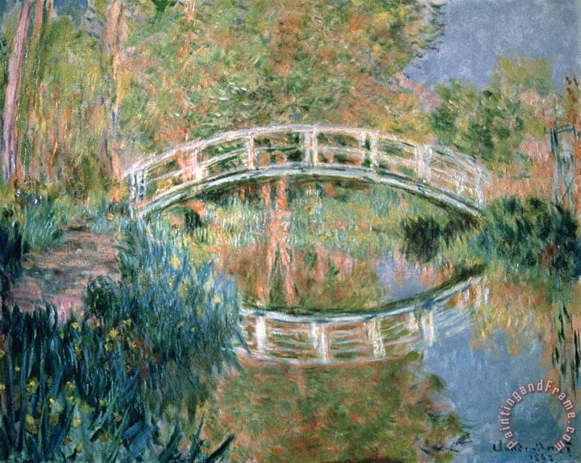 Claude Monet The Japanese Bridge Art Print