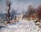 The Road to Giverny in Winter
