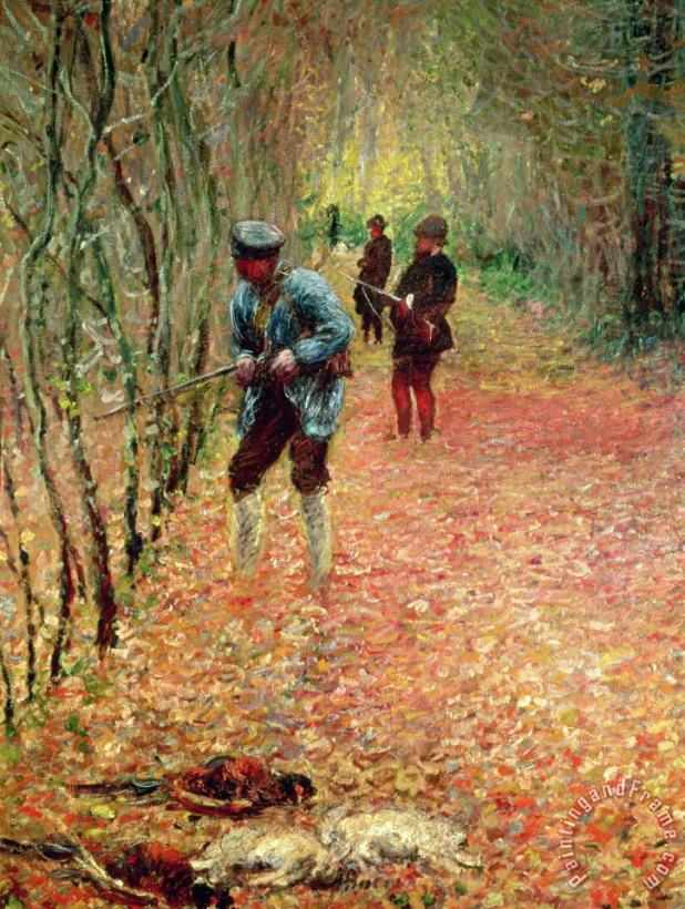 Claude Monet The Shoot Art Painting