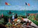 The Terrace at Sainte Adresse by Claude Monet