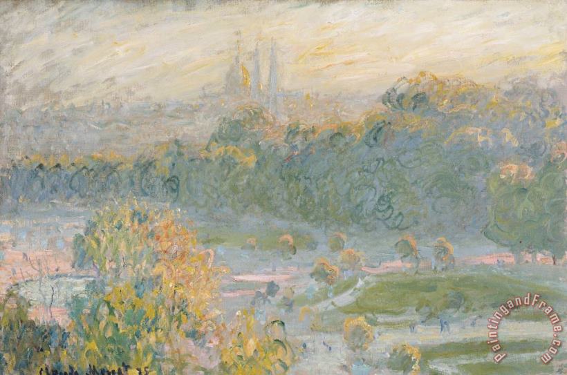 The Tuileries painting - Claude Monet The Tuileries Art Print