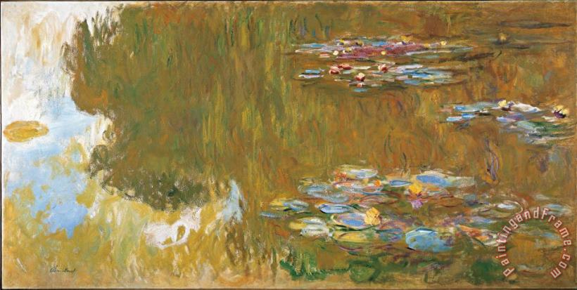 Claude Monet The Water Lily Pond Art Painting