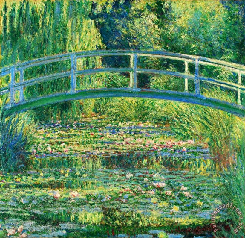 The Waterlily Pond With The Japanese Bridge painting - Claude Monet The Waterlily Pond With The Japanese Bridge Art Print