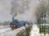 Train in the Snow or The Locomotive by Claude Monet