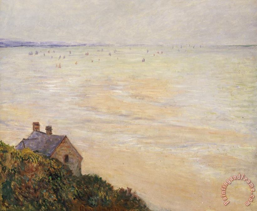Claude Monet Trouville at Low Tide Art Print