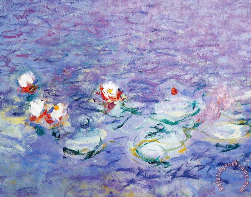 Water Lilies painting - Claude Monet Water Lilies Art Print
