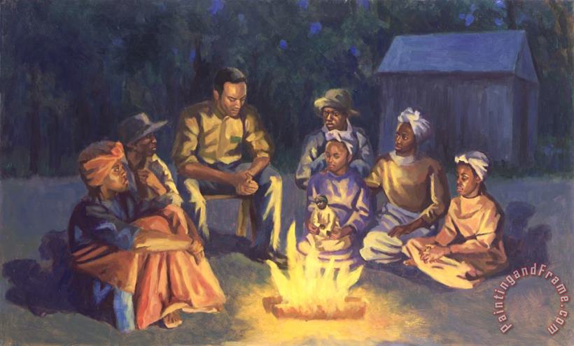 Colin Bootman Campfire Stories Art Painting