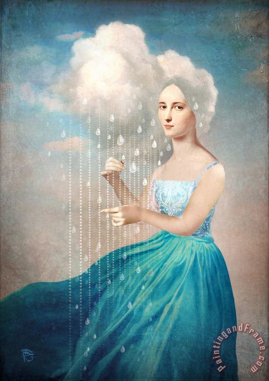 Melody of Rain painting - Collection Melody of Rain Art Print