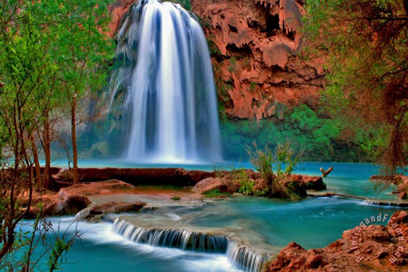 Collection 14 Canyon Falls Art Print