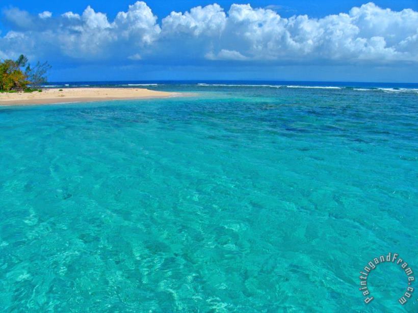 Caribbean Water painting - Collection 14 Caribbean Water Art Print Caribbean Water painting - Collection 14 Caribbean Water Art Print