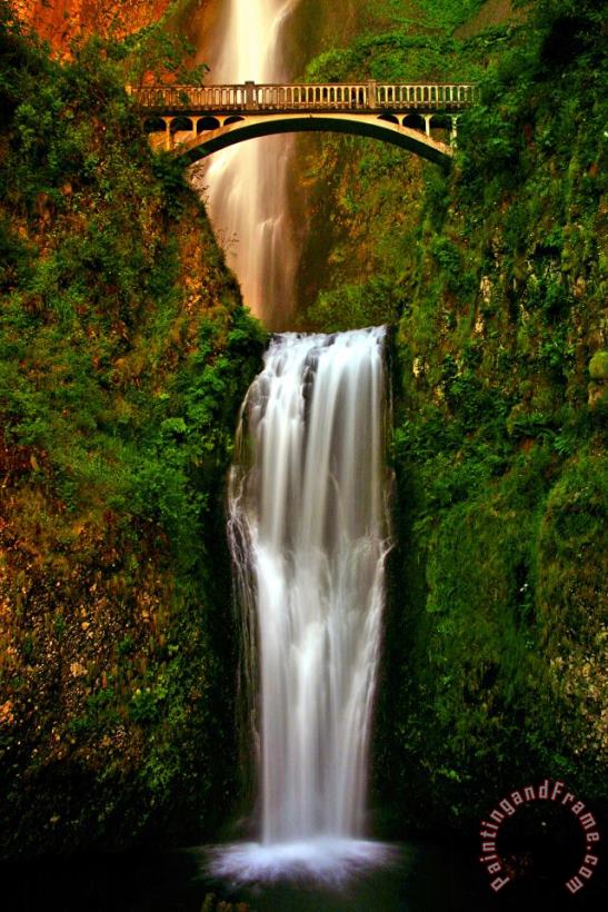 Spiritual Falls painting - Collection 14 Spiritual Falls Art Print