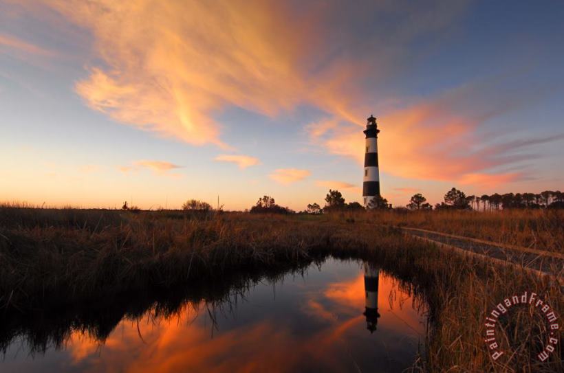 Bodie Island Lighthouse OBX painting - Collection 3 Bodie Island Lighthouse OBX Art Print