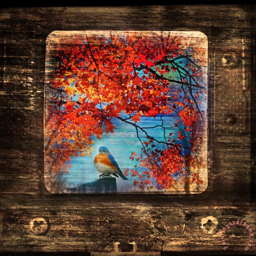 Collection 8 Autumn Bluebird Art Painting