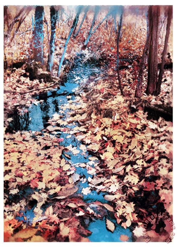 Collection 8 Autumn stream Art Painting