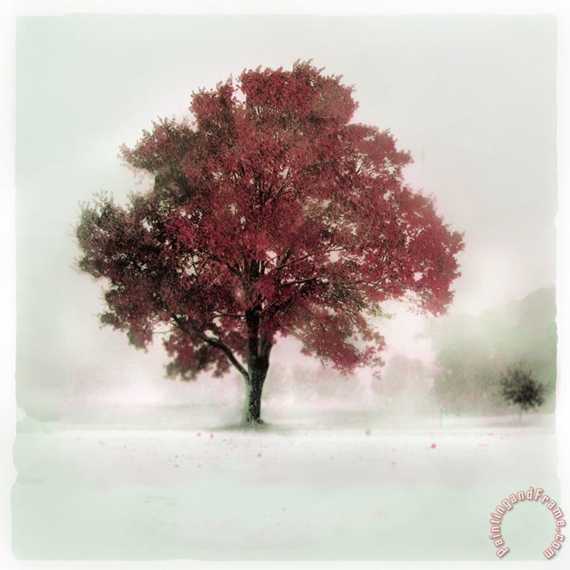 winter greets Autumn painting - Collection 8 winter greets Autumn Art Print