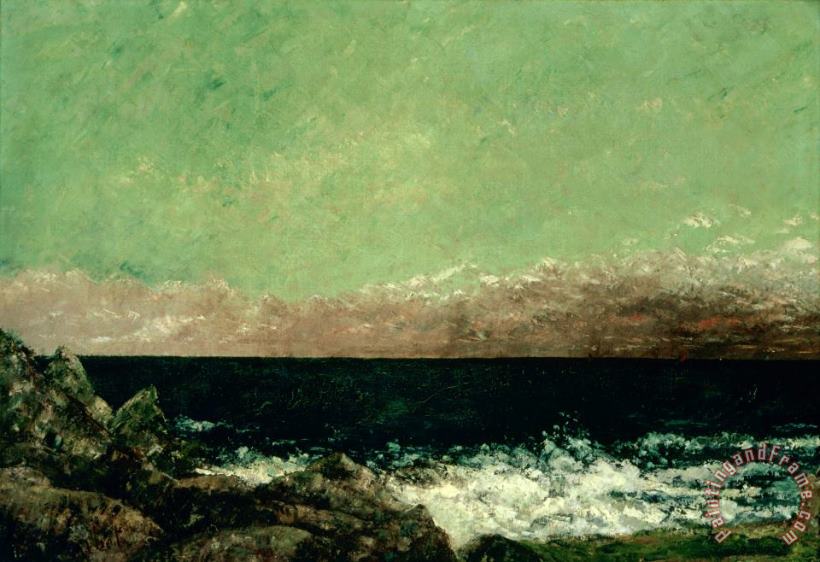 Courbet, Gustave The Mediterranean Art Print