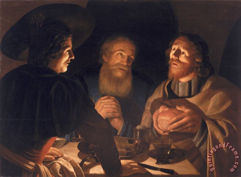 Cryn Hendricksz Volmaryn Supper at Emmaus Art Painting