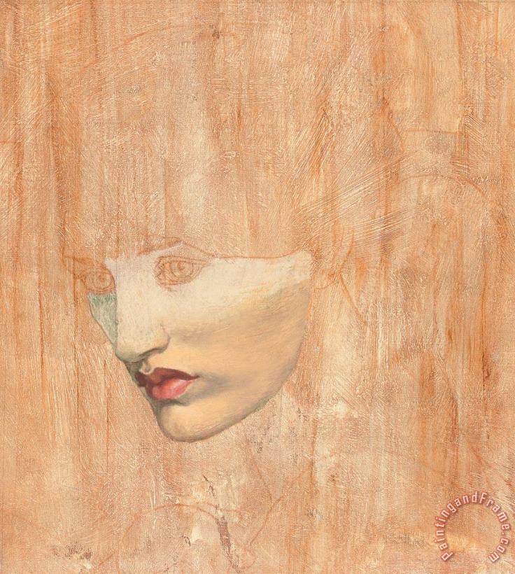 Head Of Proserpine painting - Dante Charles Gabriel Rossetti Head Of Proserpine Art Print
