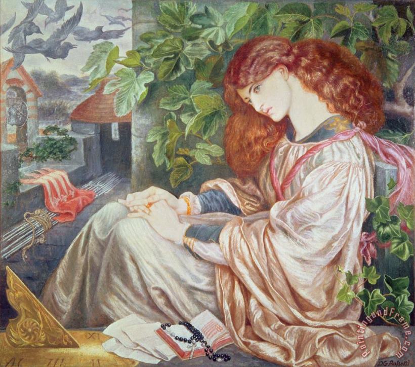 Dante Charles Gabriel Rossetti La Pia de Tolomei Art Painting