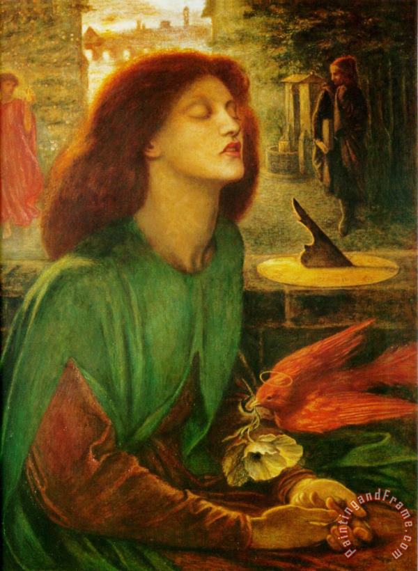 Dante Gabriel Rossetti Blessed Beatrice Art Painting