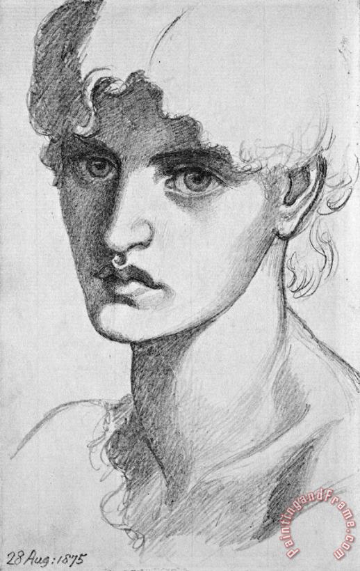 Dante Gabriel Rossetti Jane Morris Art Print