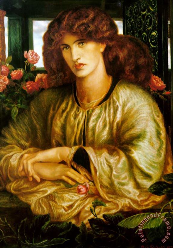 The Lady of The Window painting - Dante Gabriel Rossetti The Lady of The Window Art Print