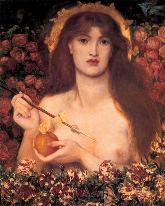 Venus Verticordia painting - Dante Gabriel Rossetti Venus Verticordia Art Print