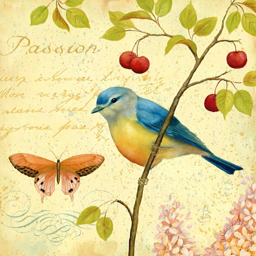 Garden Passion IV painting - Daphne Brissonnet Garden Passion IV Art Print