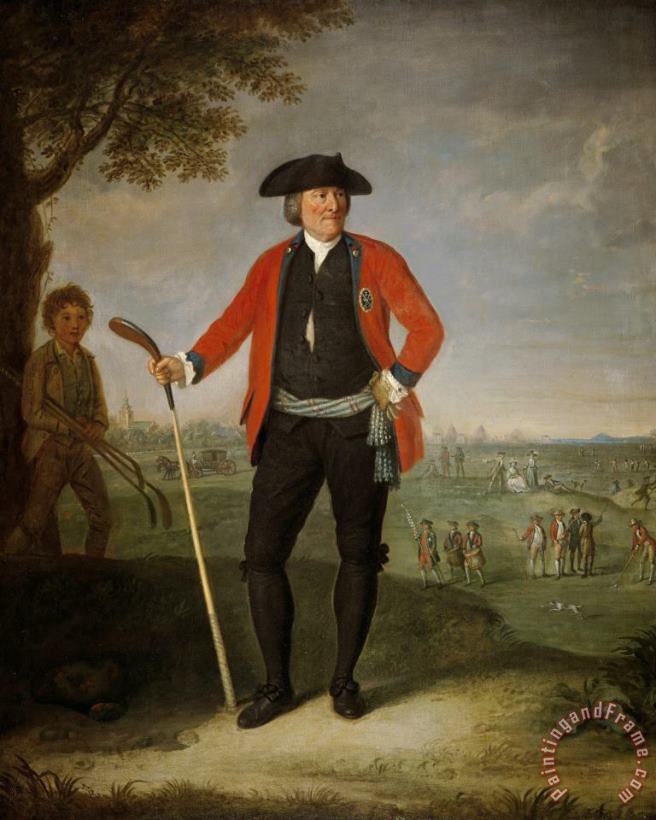 William Inglis, C 1712 painting - David Allan William Inglis, C 1712 Art Print