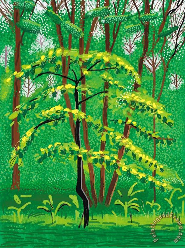 David Hockney 19 May, From The Arrival of Spring in Woldgate, East Yorkshire in 2011 (twenty Eleven), 2011 Art Print