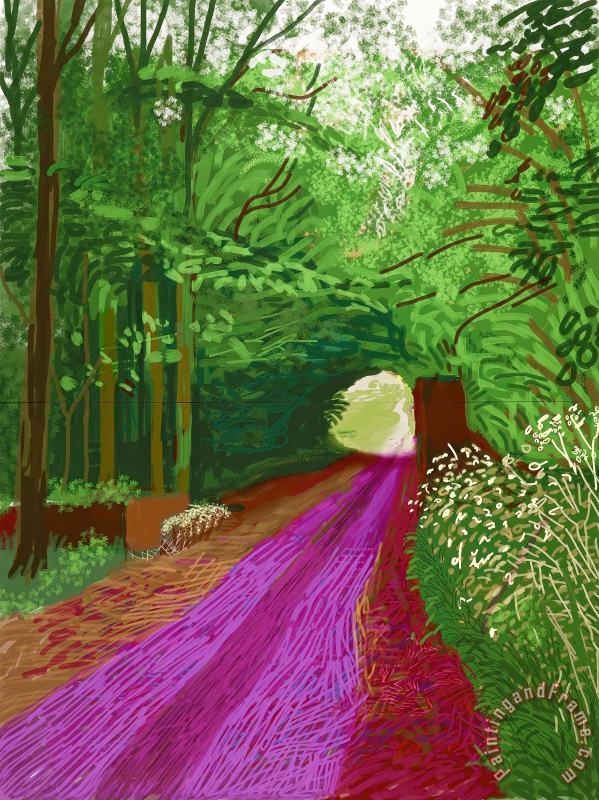 David Hockney The Arrival of Spring in Woldgate, East Yorkshire in 2011 (twenty Eleven)'31 May, No. 1 (900), 2011 Art Print